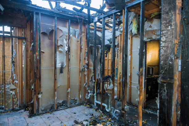 Professional Fire Damage Removal technician working in Middletown, VA